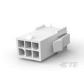 Te Connectivity MINI UNIVERSAL MATE-N-LOK CAP HOUSING 6P 172331-1